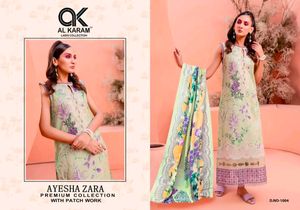 Patchwork unstitched cotton dress Material