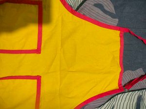 Bright Yellow Apron with Pockets