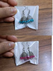Ethnic Jhumka Earrings pack of 2