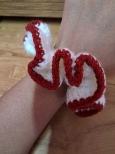 Handmade Crochet Flower Hair Scrunchie