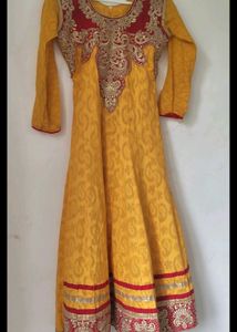 Anarkali Kurta | Yellow