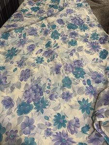 Beautiful Floral Print Saree