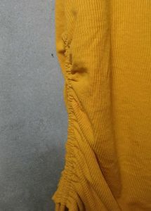 Ruched Drawstring Bodycon Dress