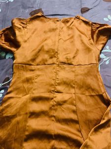 Satin princess Mini Dress