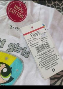 3-4 year Adorable Powerpuff Girls T-Shirt for Kids