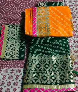 Beautiful Gota Patti Chunari Lehenga Choli Set