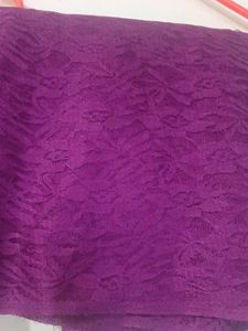 Pack of 2 neted fabric (saree)