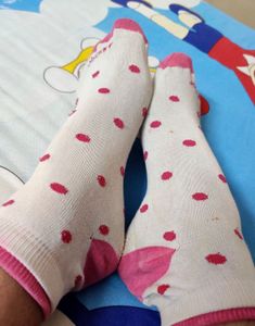 Cute Polka Dot Socks 🧦🧦