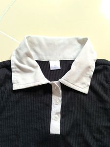 Black Crop Top