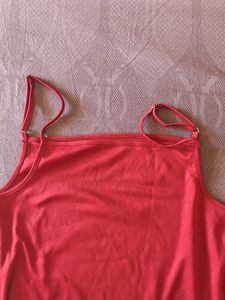 Red Mini Slip Dress