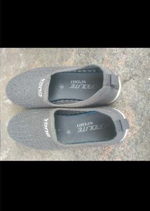 Comfortable Grey Slip-On Shoes