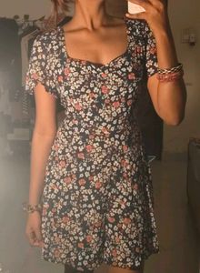 Floral Print Mini Dress