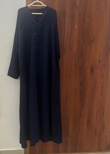 simple  Navy Blue abaya