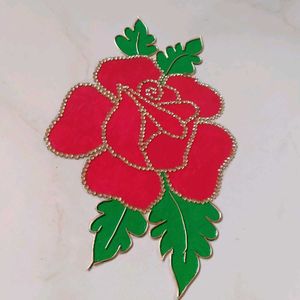 Rose Showpiece with Rhinestones