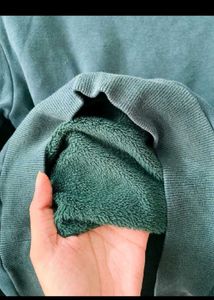 Green Graphic Sweatshirt &amp; Wide Leg Jeans