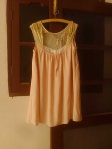 Beaded Neckline Shift Dress