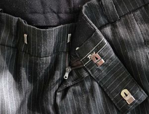 Pinstriped Pants