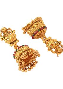 Antique Gold Necklace and Earrings Set