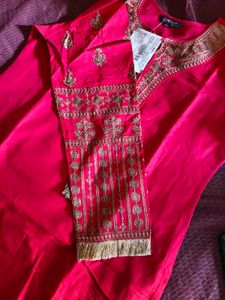 New Branded Designer kurta with trouser and dupatt
