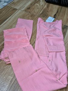 Elegant Pink Kurta Set with Dupatta