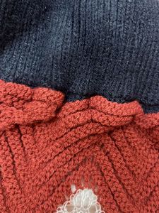 Boho Chevron Knit skirt free size