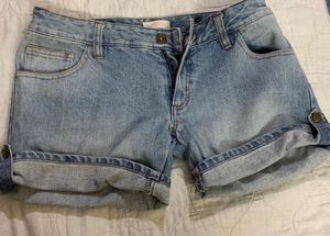 Light Wash Denim Shorts
