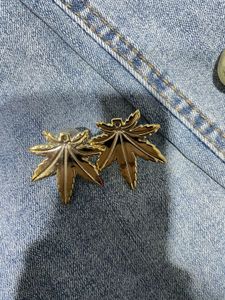 Unique Leaf Brooch Set