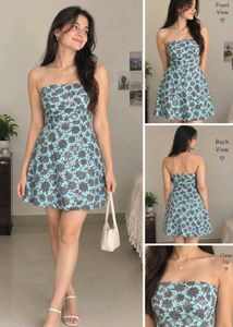 Strapless GAP Floral Mini Dress