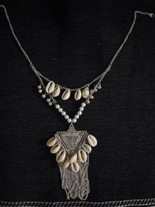 Boho Shell Pendant  FREE EARRINGS
