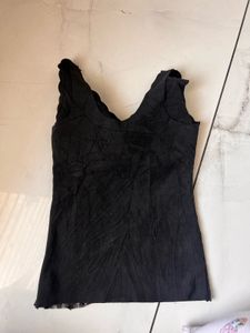 Black Lace Padded Cami Top