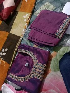 MAGENTA MAGIC  kurta set With Dopatta
