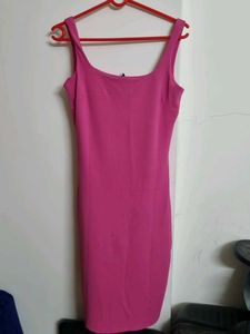 Hot Pink Bodycon Mini Dress