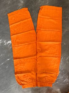 Vibrant Orange Embroidered Kurta Set
