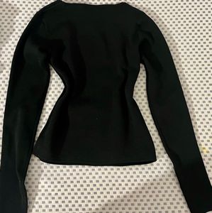 Classic Black Long Sleeve Top