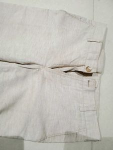 Light Beige Casual Pants