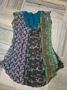 Boho Patchwork Kurta Top