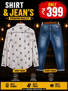 Men's Shirt &amp; Jeans Combo