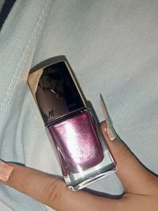 Shimmery Pink Nail Polish
