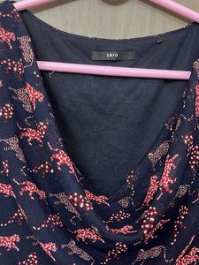 branded Stylish Printed Midi Dress for L and Xl