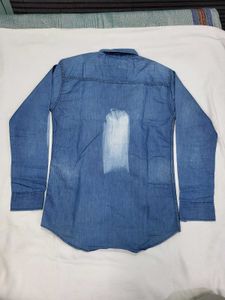 Blue Vintage Denim Shirt