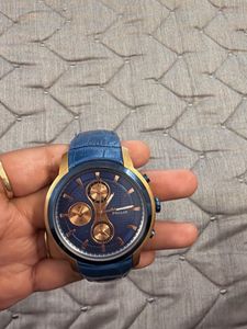 Carlos Philip Blue Chronograph Watch