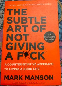 Book: "The Subtle art of not giving a F*ck"