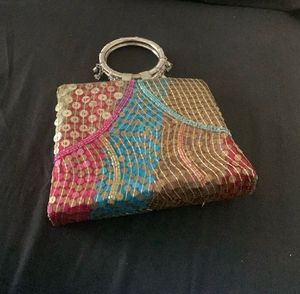 Sequin Beaded Evening Bag
