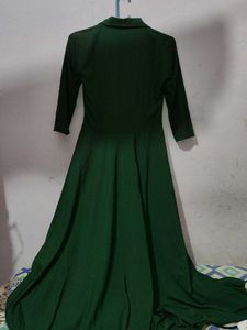 Elegant Green Maxi Dress