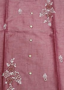 Embroidered Pink Kurta