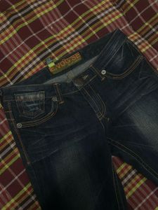 Stylish Dark Wash Denim Jeans