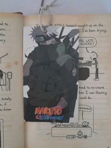 SET OF 4 Naruto Shippuden Bookmarks