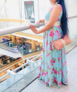 Floral Print Maxi Dress