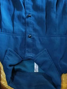 Blue Button-Down Shirt