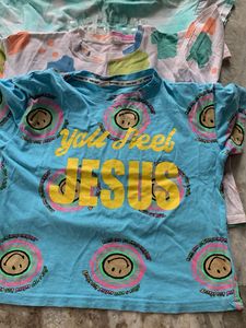 Bundle of 6 girls Pajama Tops